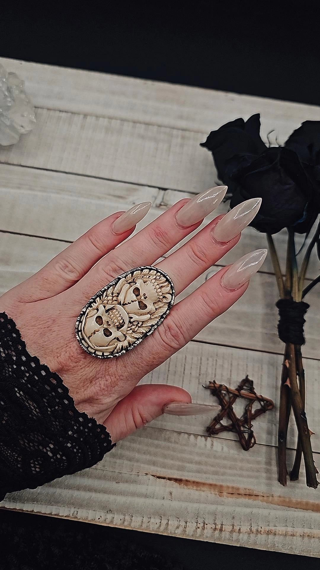 Pile of Bones Ring. Size 6-11