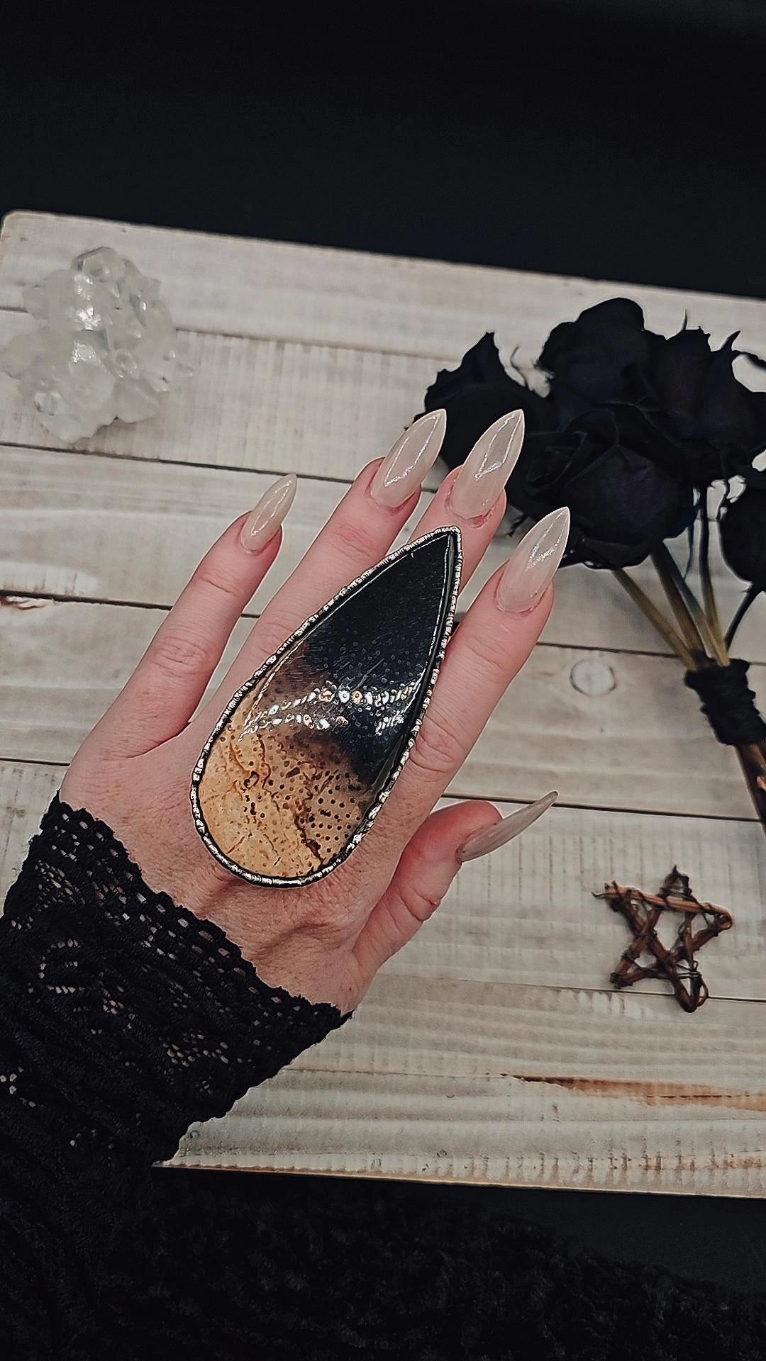 Crow Ring, size 6-11