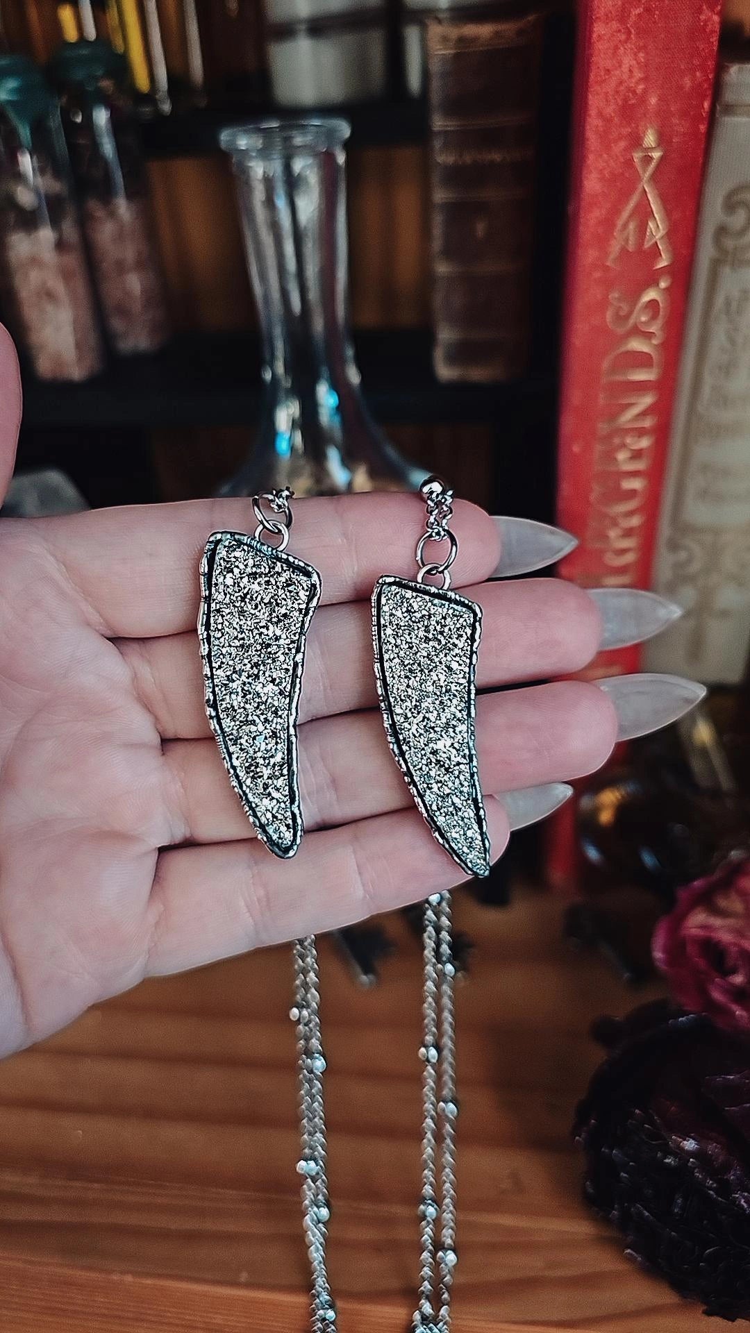 Platinum Fang Pendant