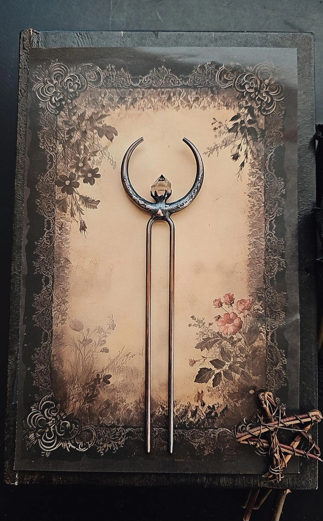 Crystal Moon Hair-pick