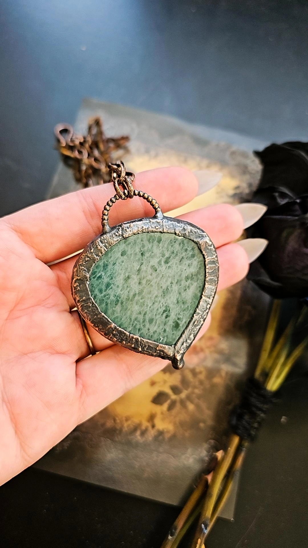 Emerald Web 🕸 Pendant