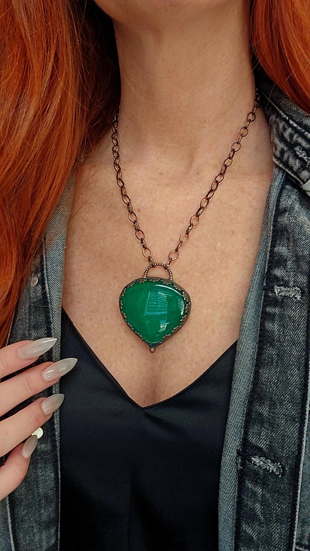 Emerald Web 🕸 Pendant