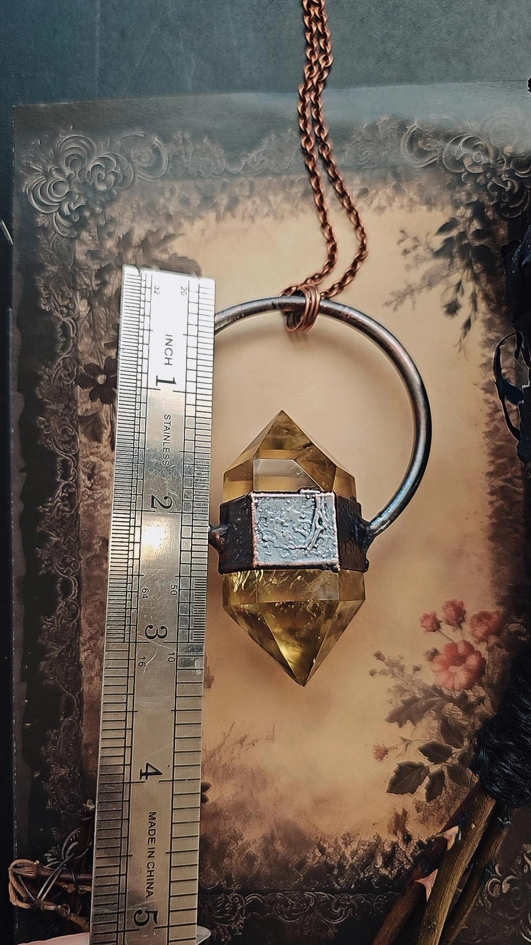 Citrine Crystal Pendant ✨️