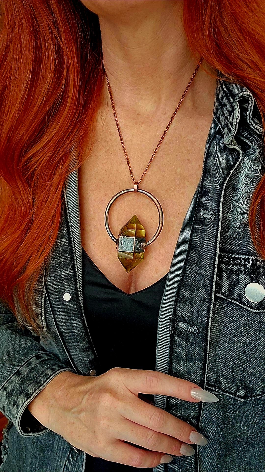 Citrine Crystal Pendant ✨️