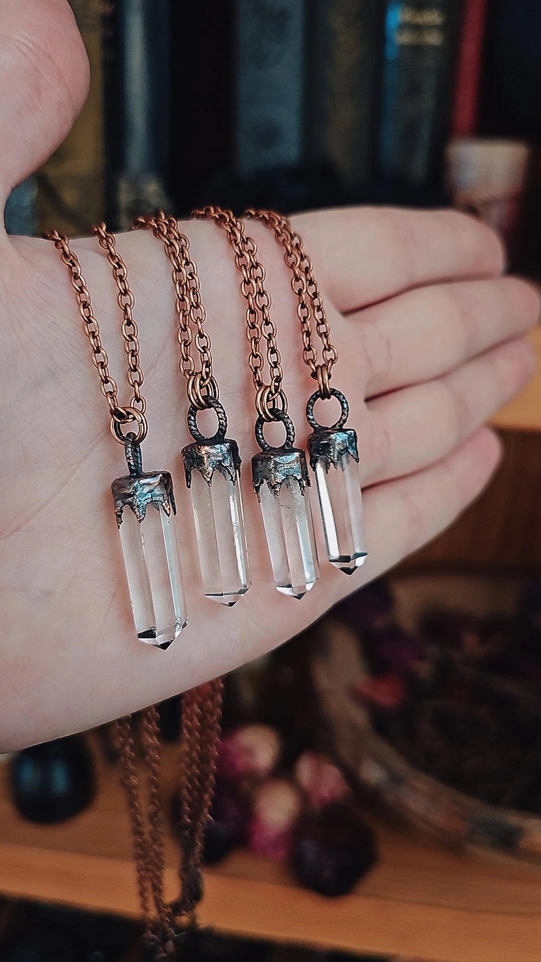 Slender Crystal Pendant