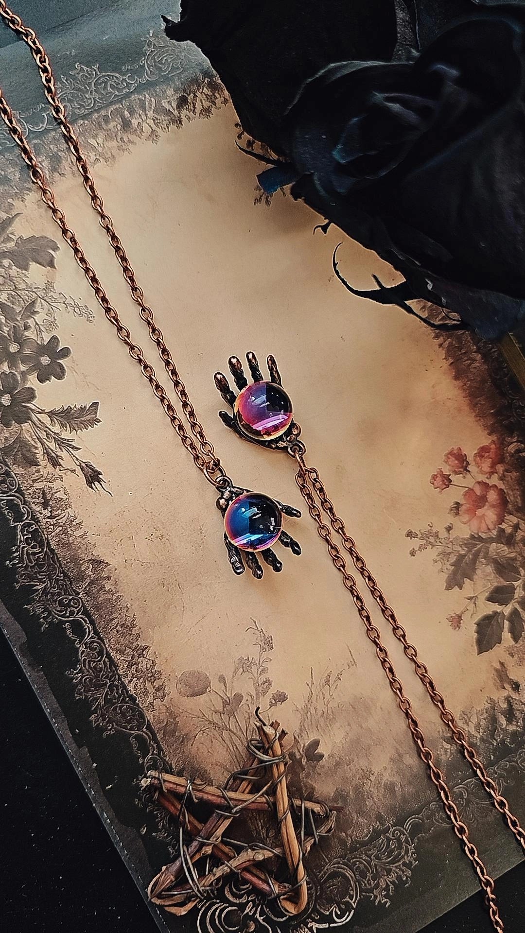 Skeleton Hand Pendant