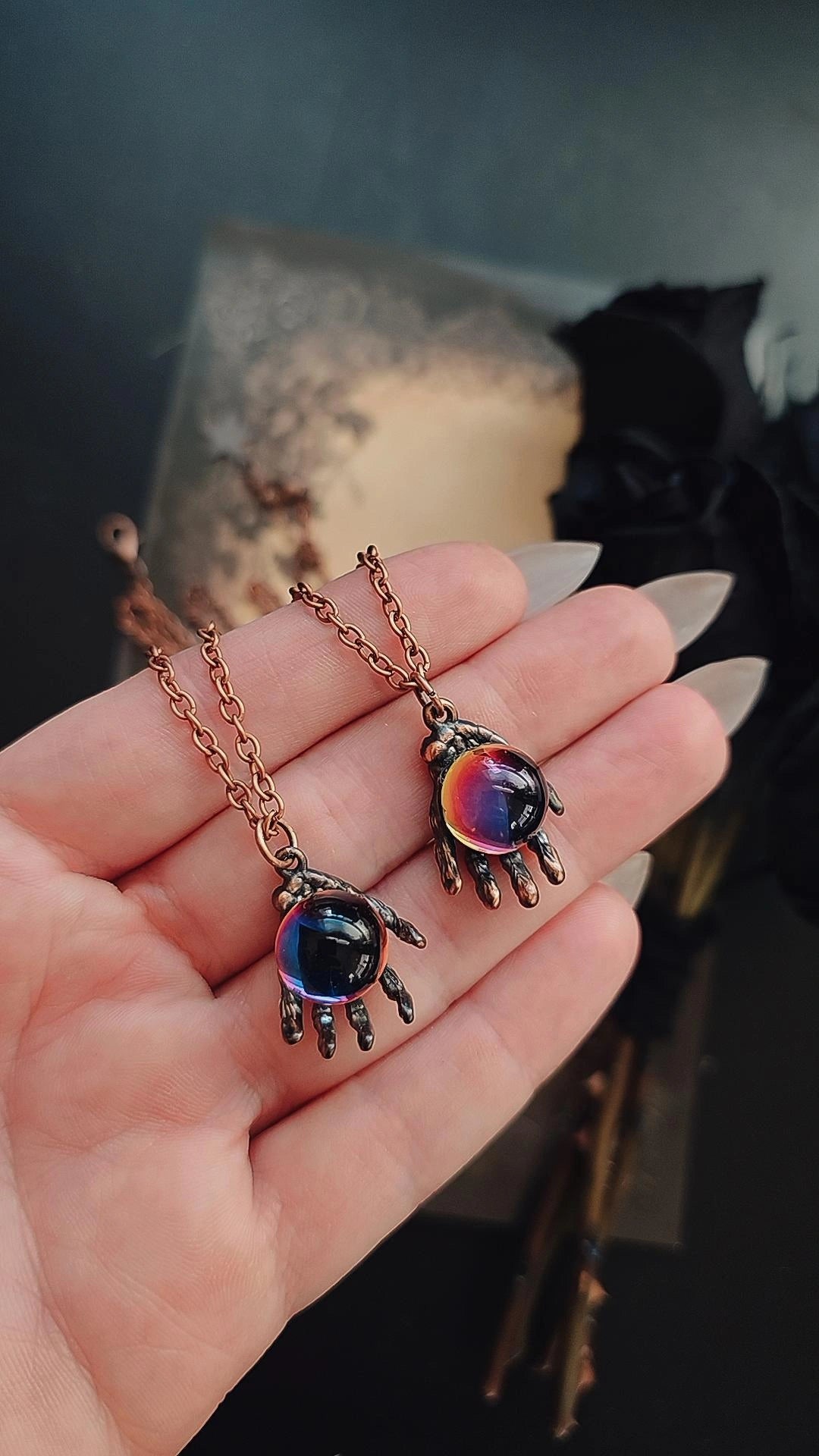 Skeleton Hand Pendant