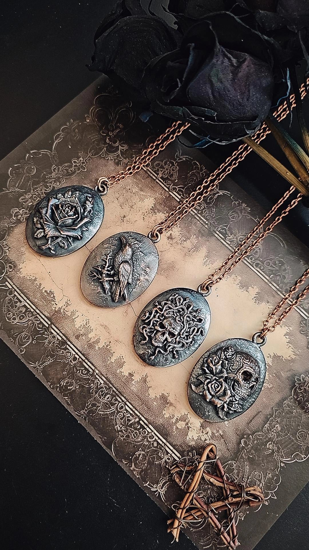 Haunted Cameo Pendants