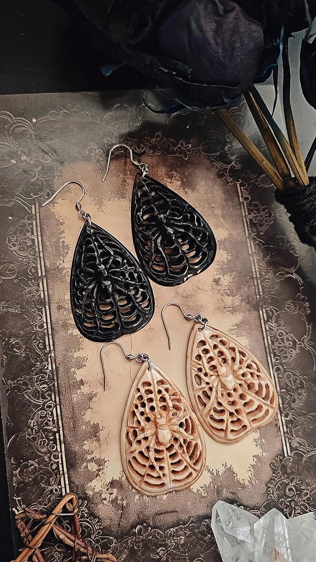 Spiderweb Earrings
