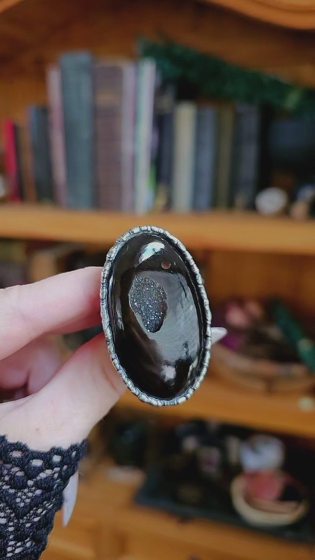 Brown Onyx Ring, size 6-11