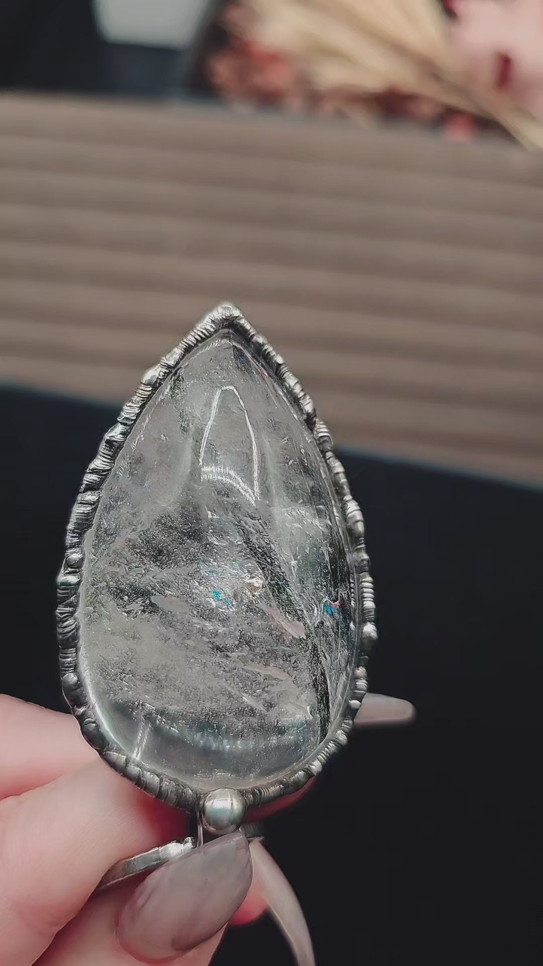 Tourmilated Quartz Pendant