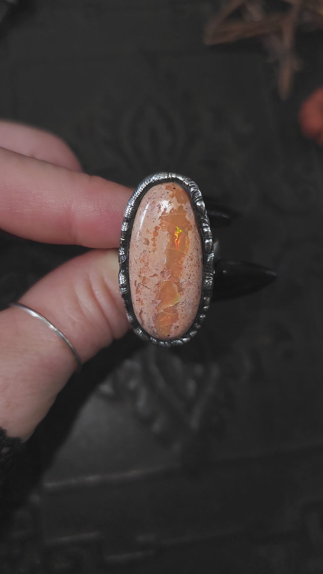Preachy Opal Ring, size 7.5