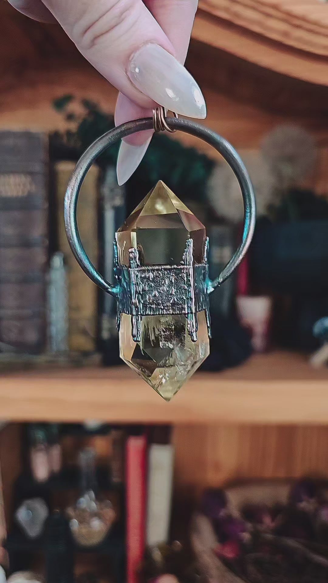 Citrine Crystal Pendant