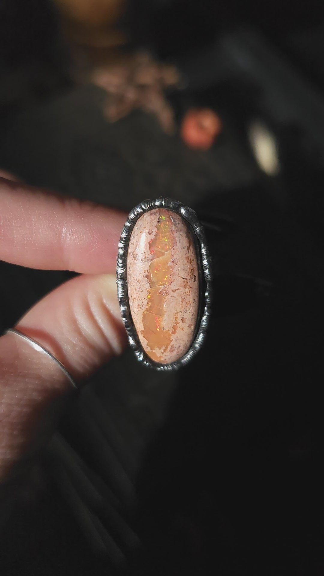 Preachy Opal Ring, size 7.5
