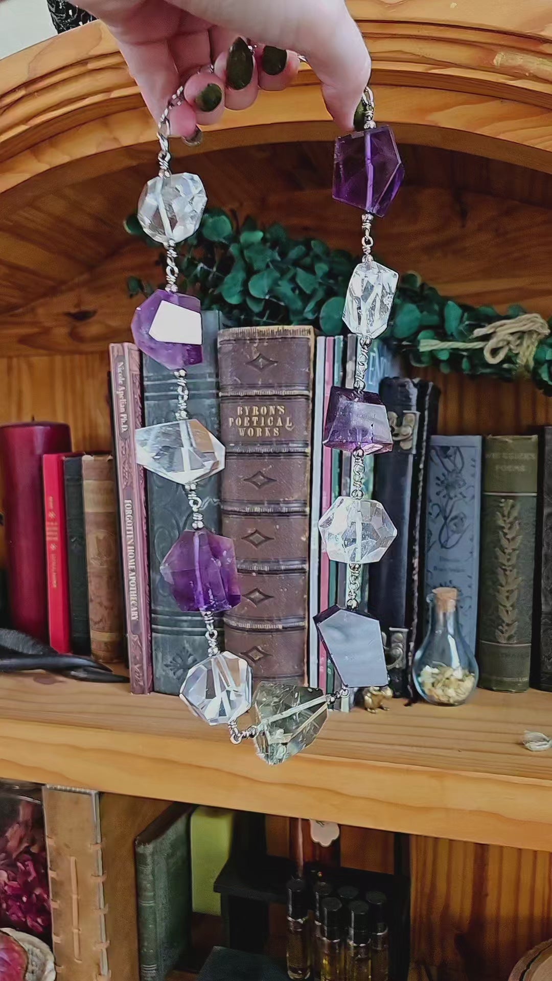 Triple Quartz Pendant