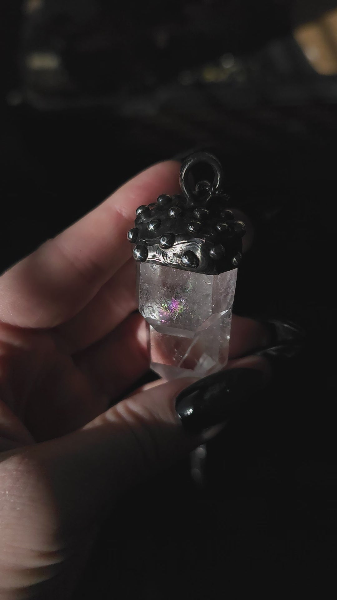 Double Crystal Pendant