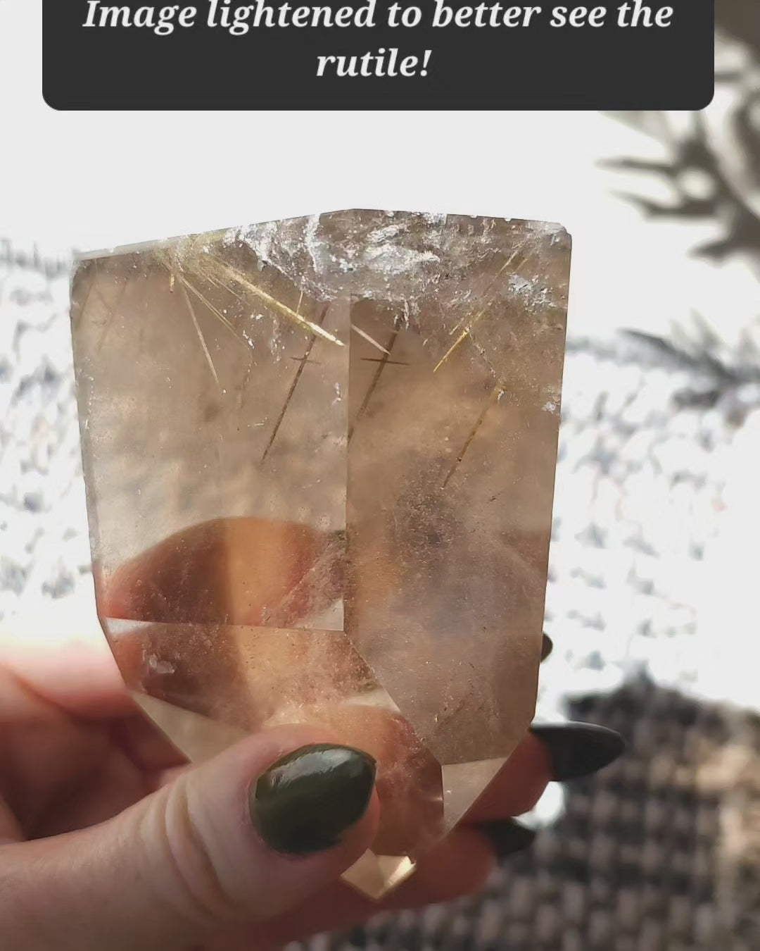 Smokey Rutile Quartz