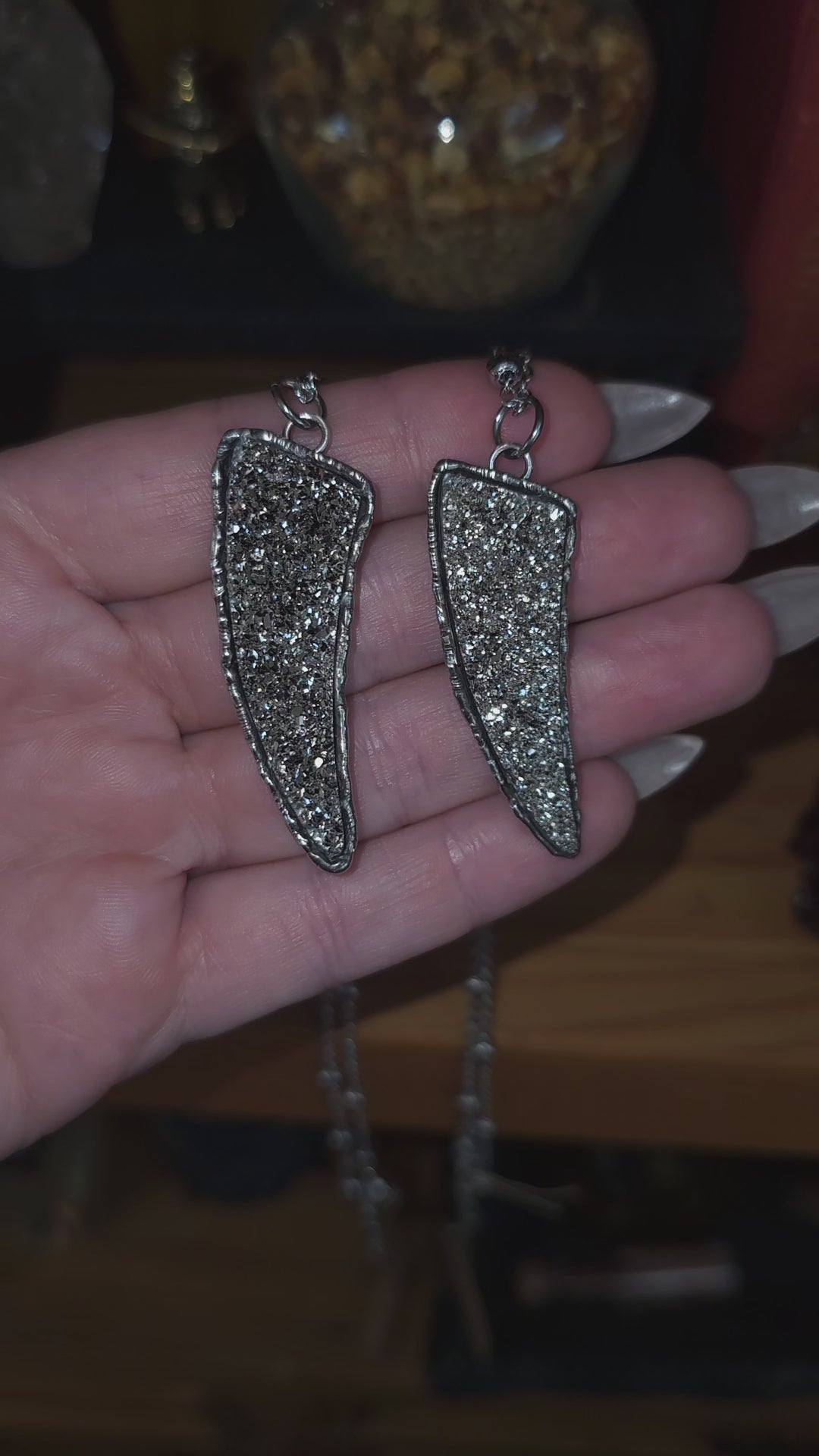 Platinum Fang Pendant