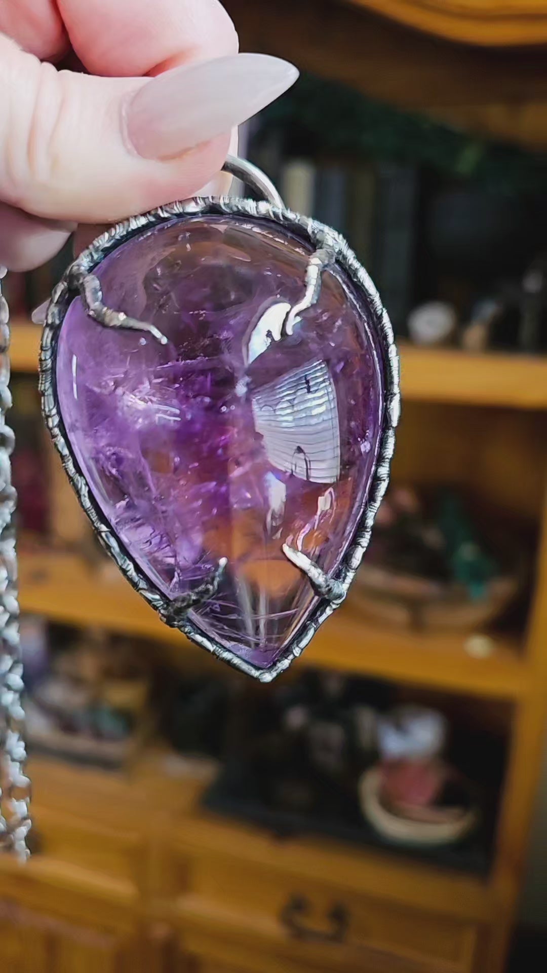 CONJUR Amethyst Pendant