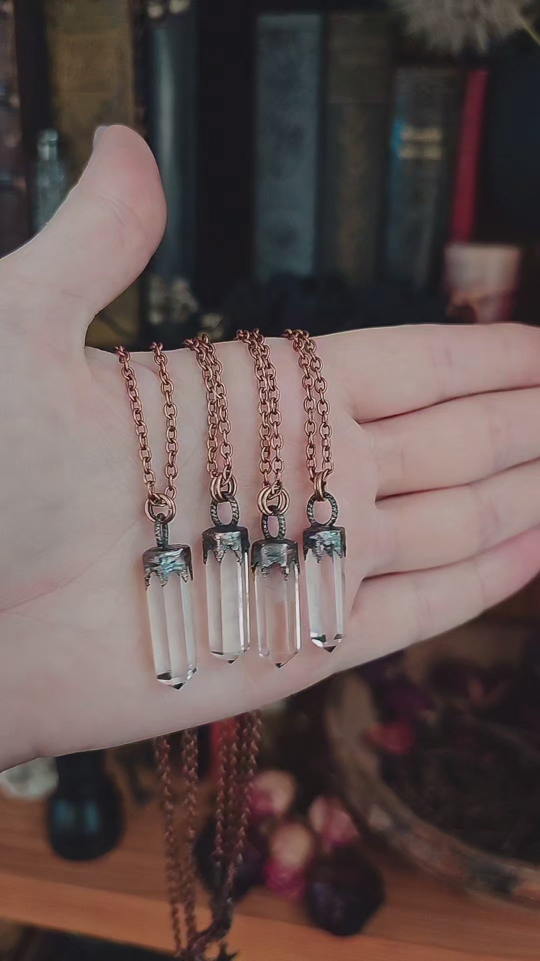 Slender Crystal Pendant