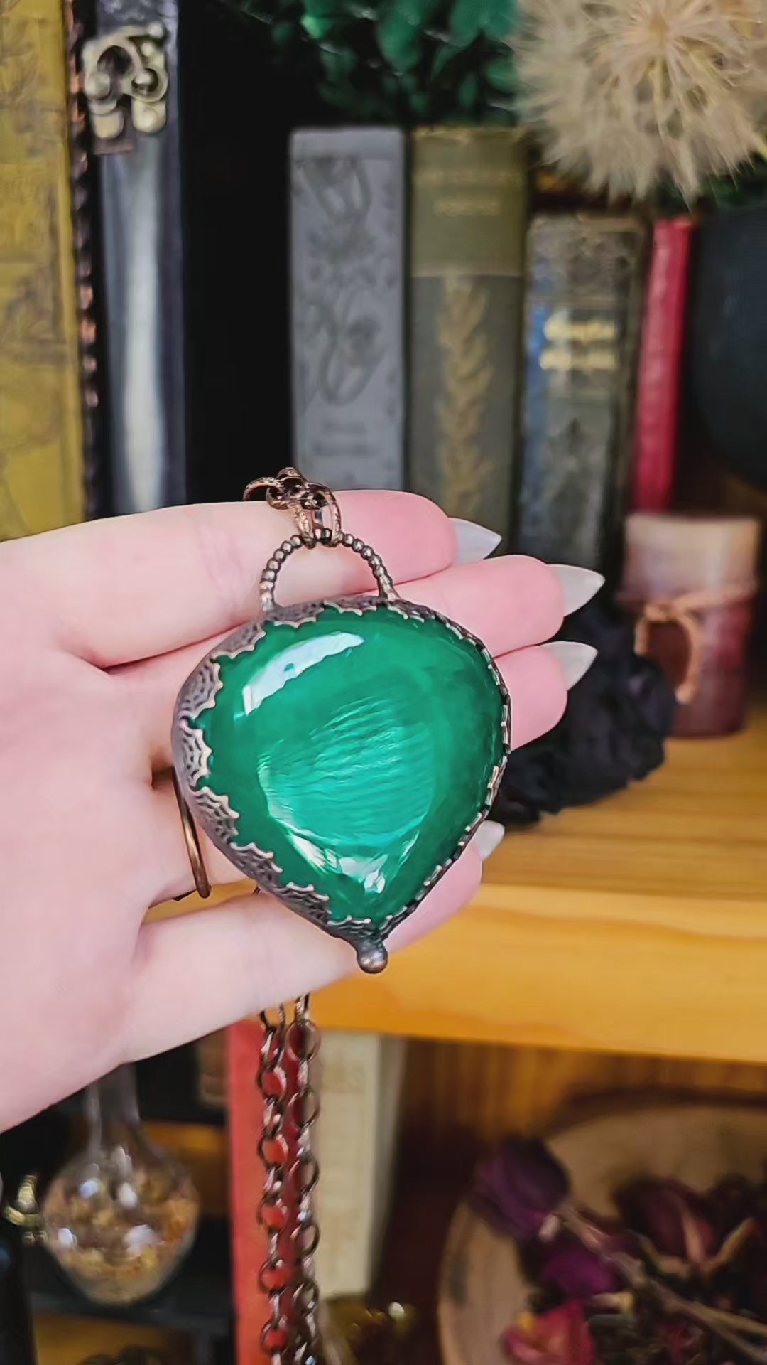 Emerald Web 🕸 Pendant