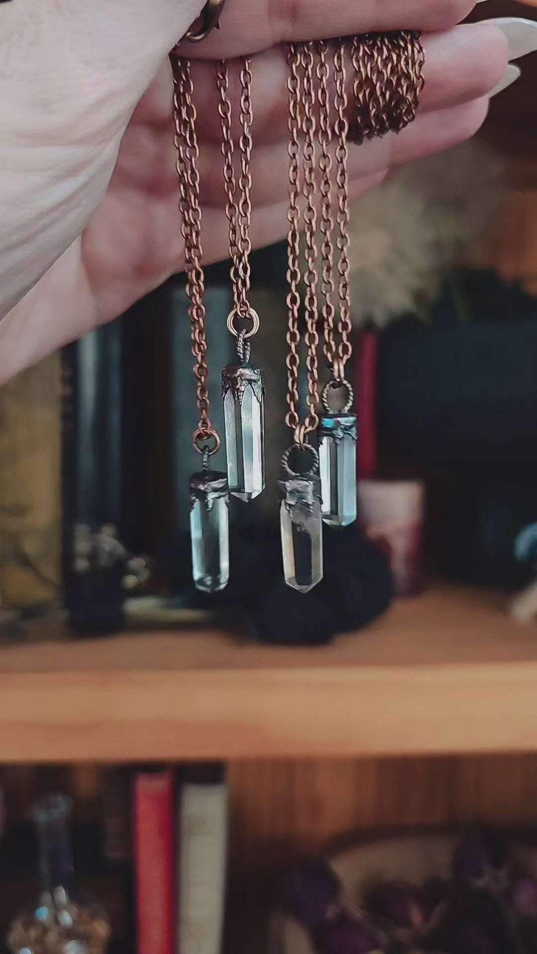 Slender Crystal Pendant