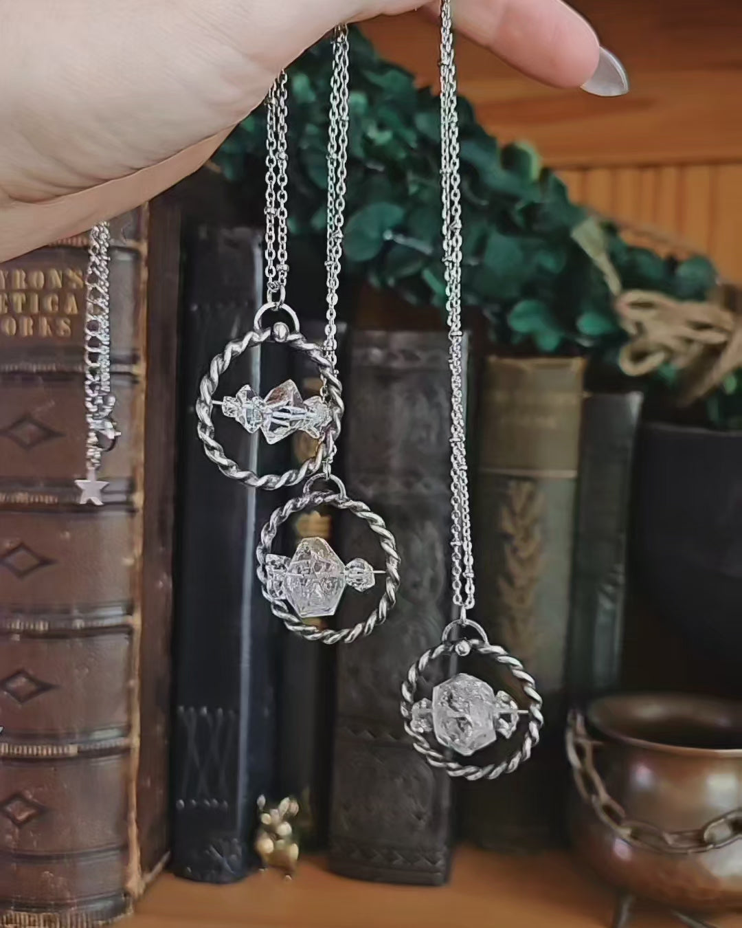Crystal Spinner Pendant