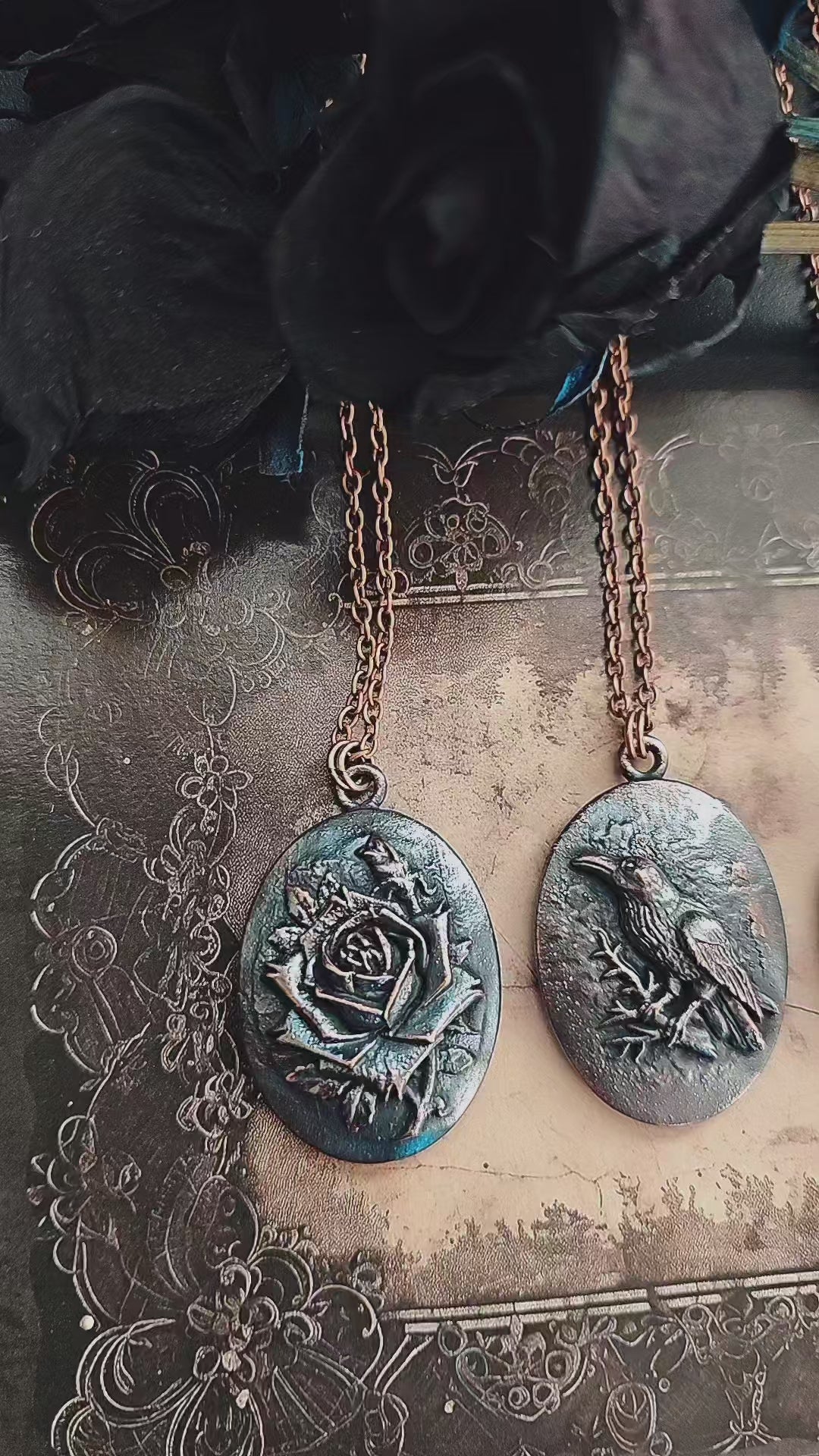 Haunted Cameo Pendants