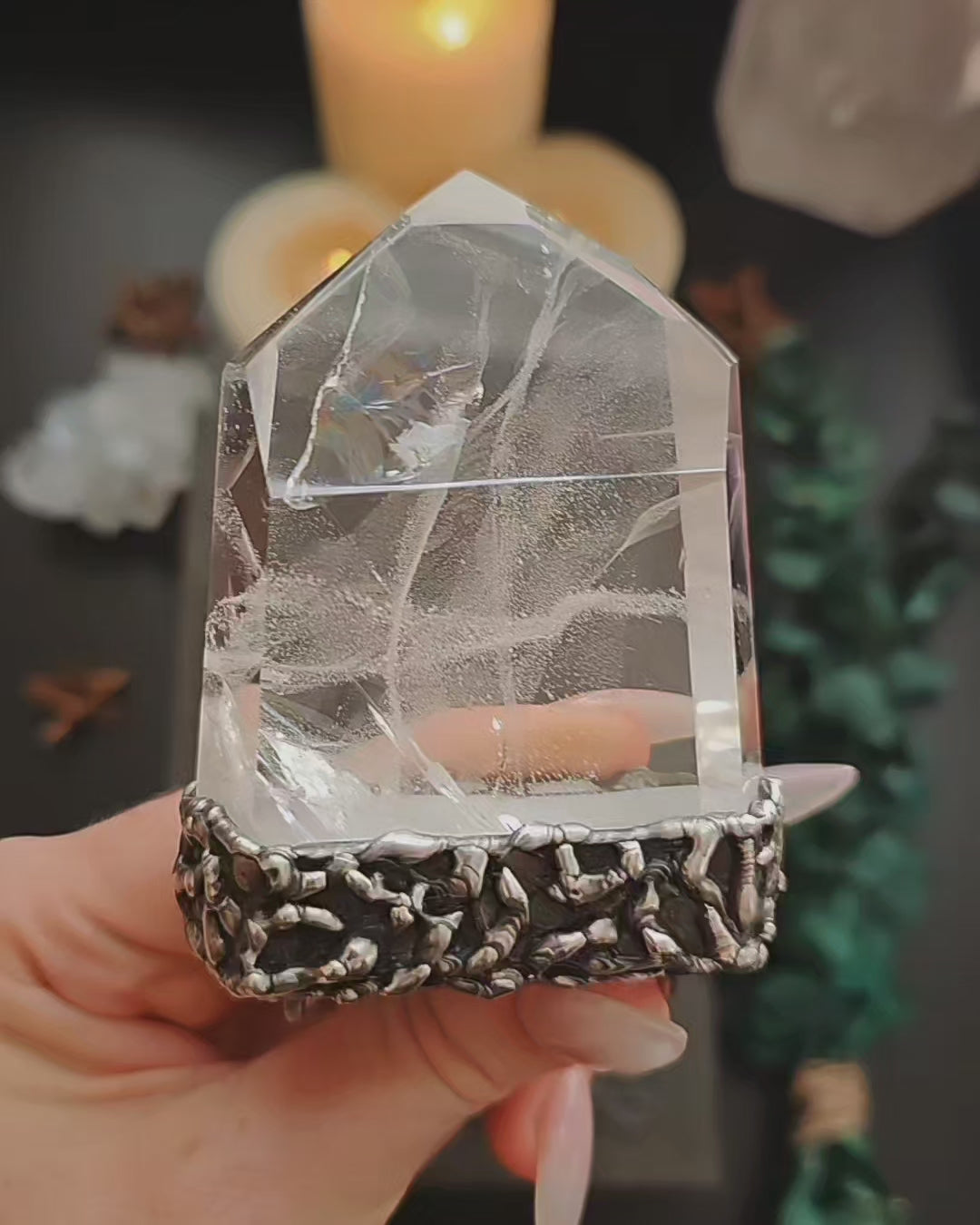 Lg. Crystal Pendant