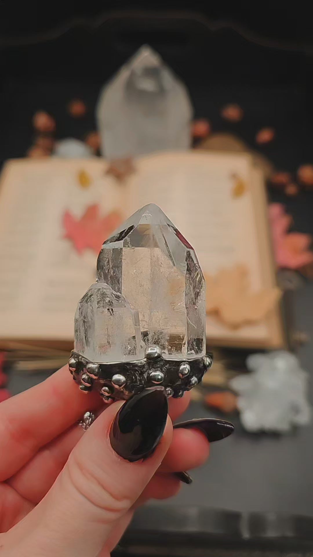 Double Crystal Pendant