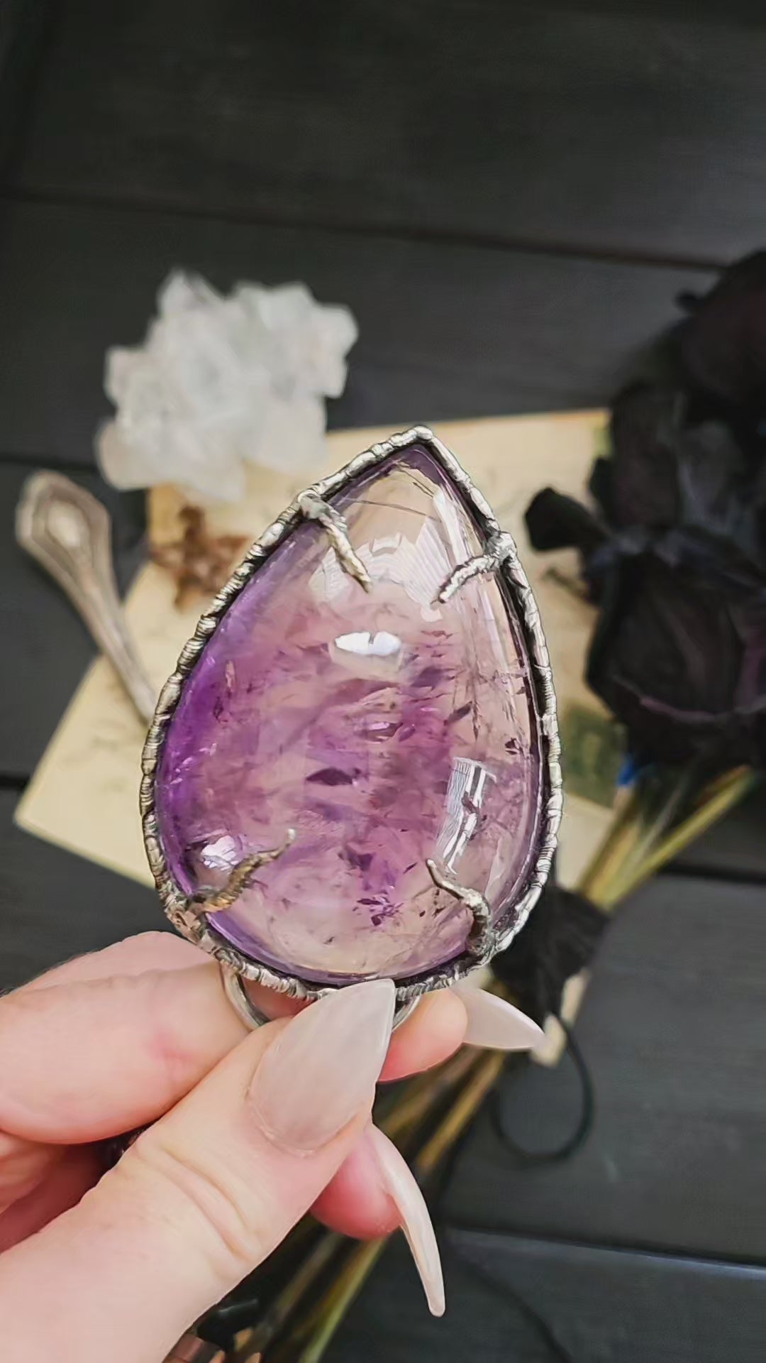 CONJUR Amethyst Pendant