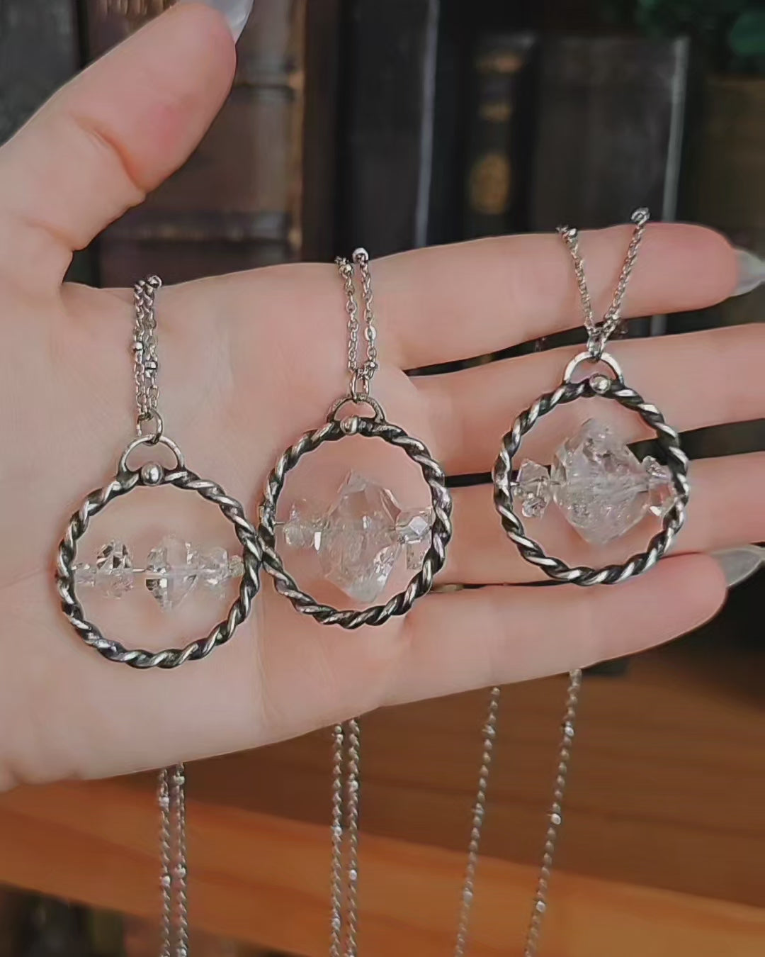 Crystal Spinner Pendant