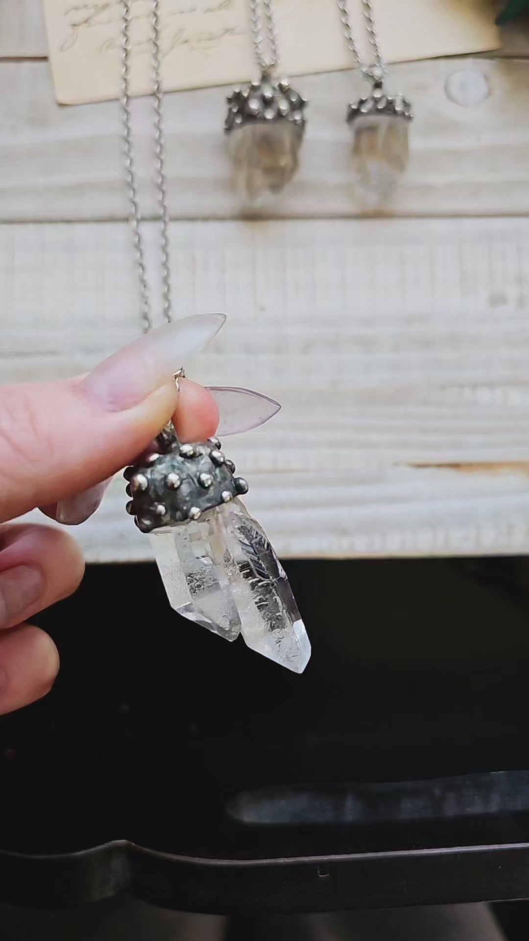 Non-typical Crystal Pendant