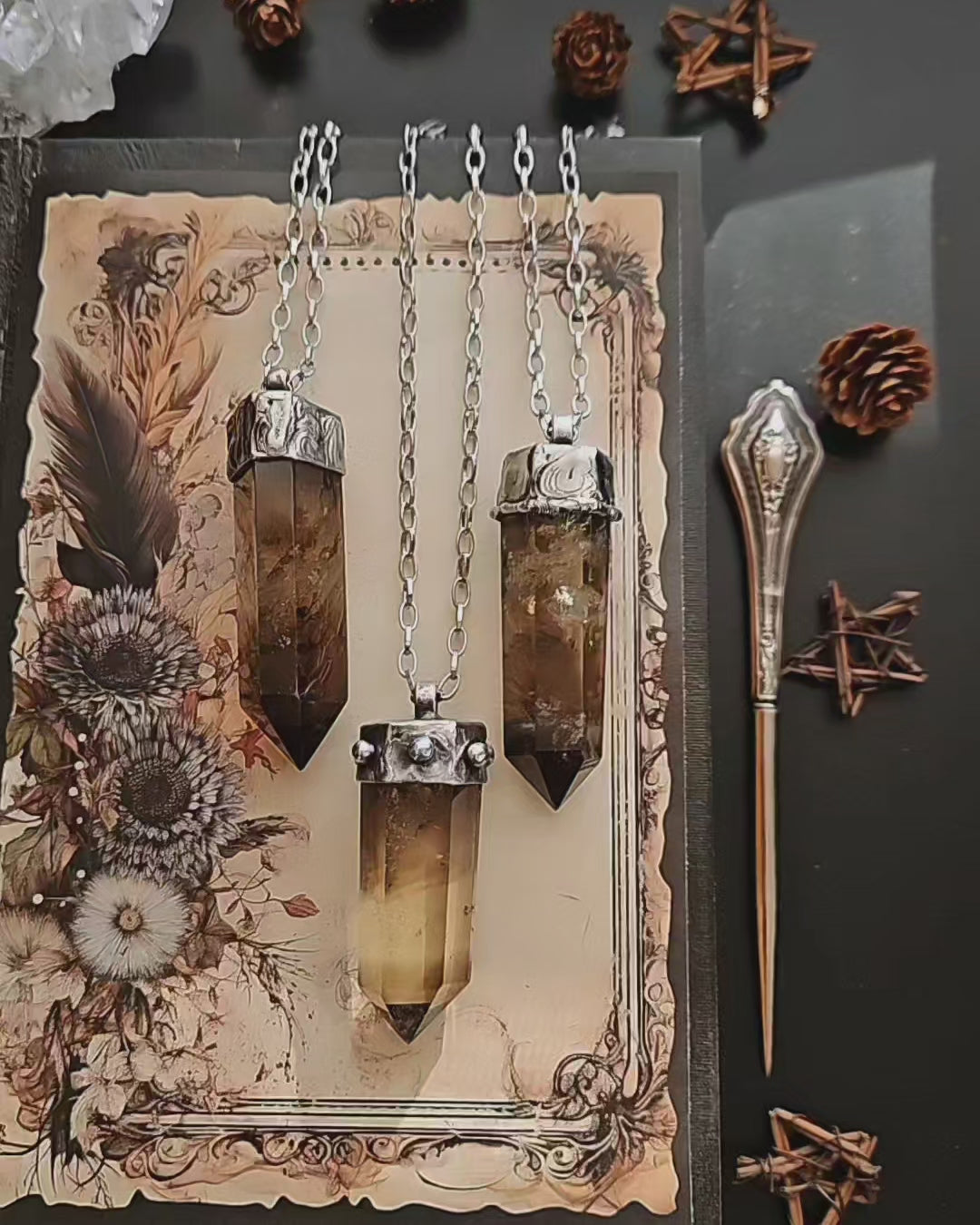 Smokey Citrine Pendants