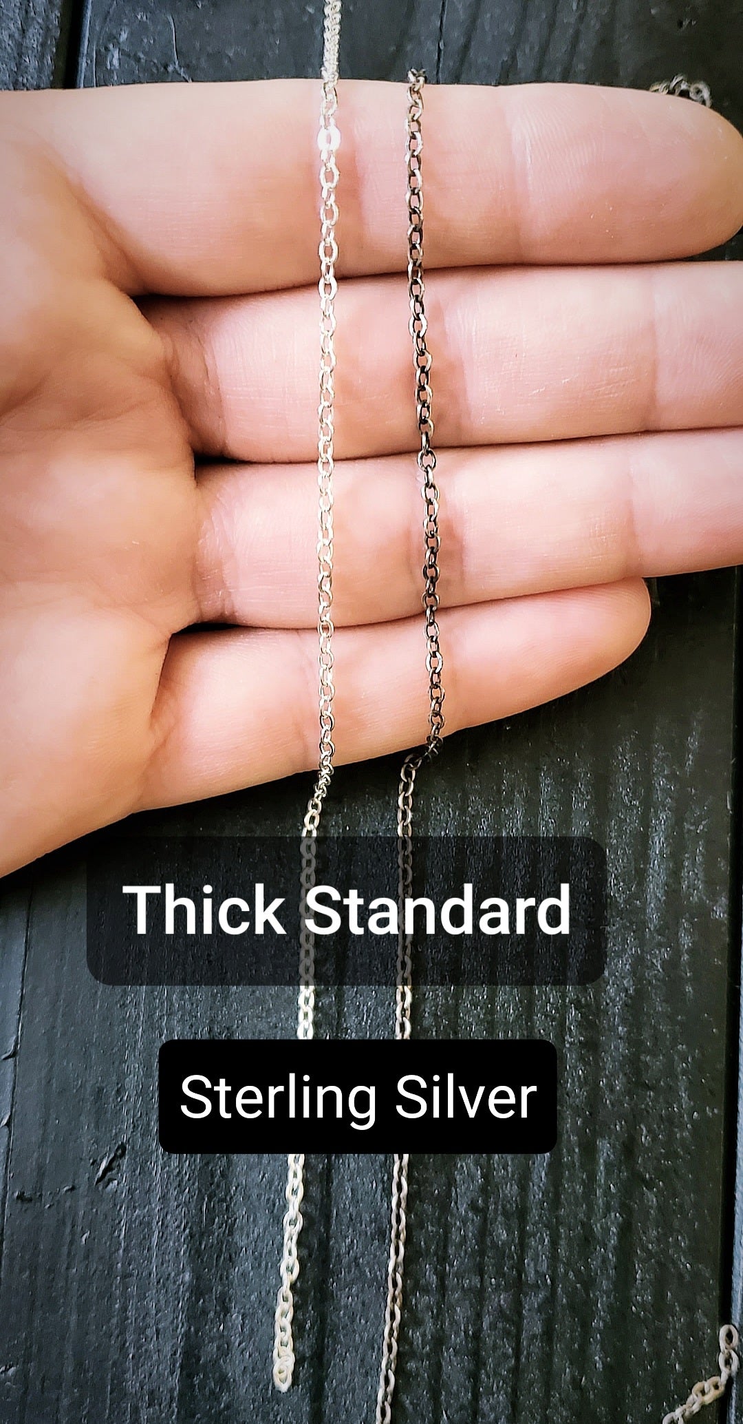 Sterling silver chain