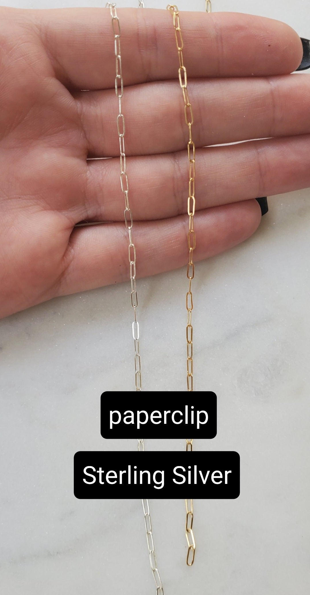 Sterling silver chain