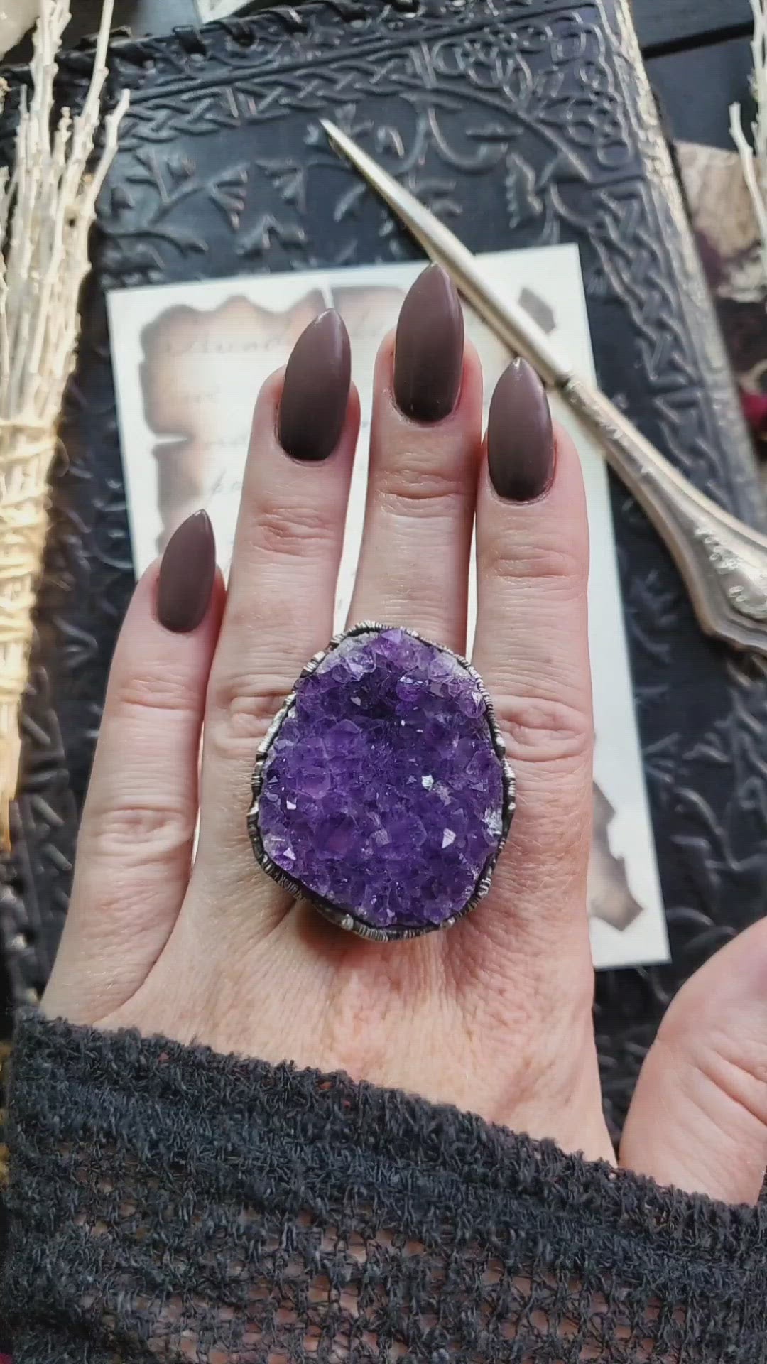 Amethyst Ring size 12-14