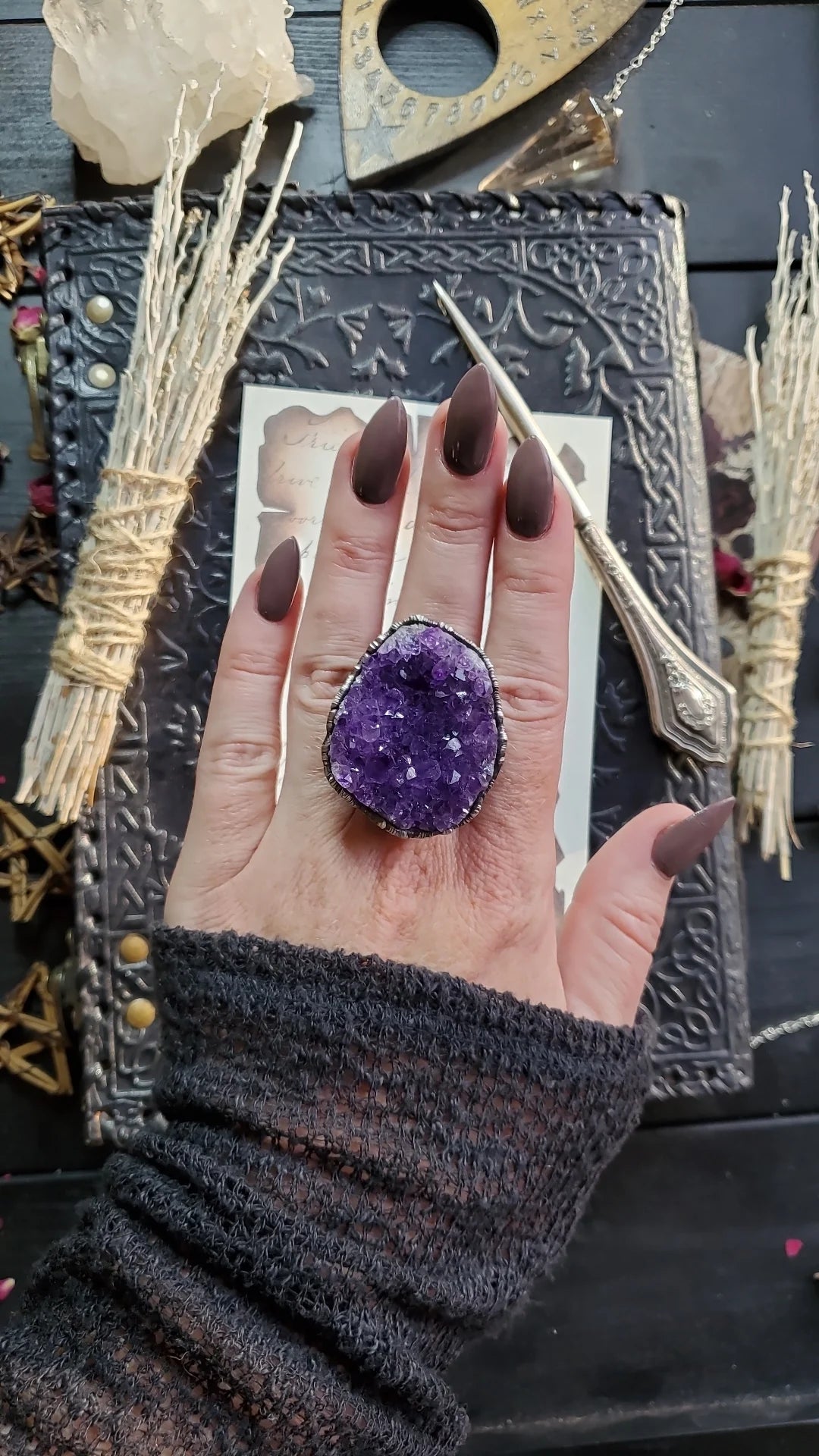 Amethyst Ring size 12-14