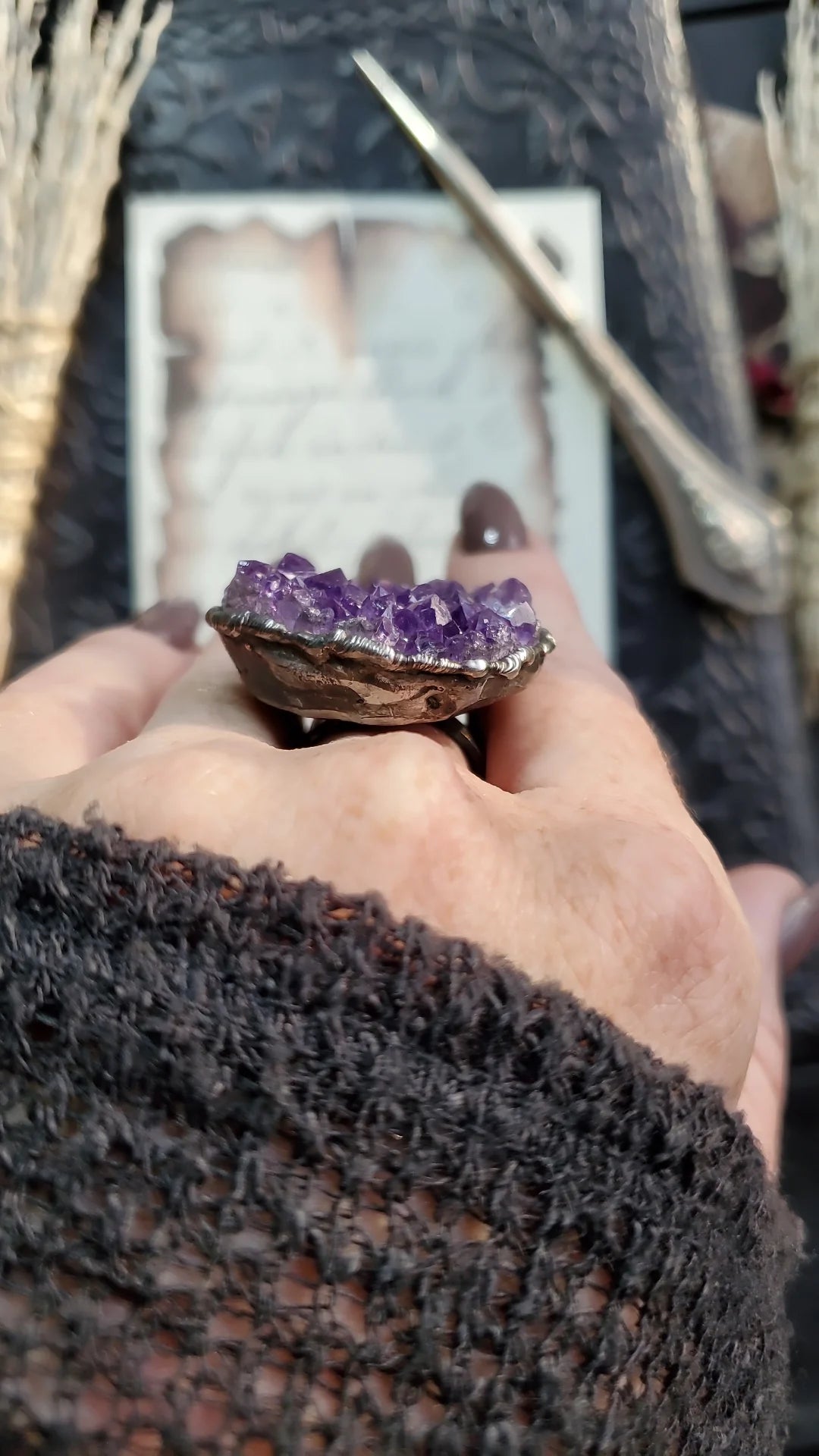 Amethyst Ring size 12-14