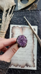Amethyst Ring size 4.5-6