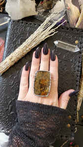 Dendrite Agate Ring, size 6-11