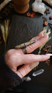 Banded Agate Ring, size 7-9