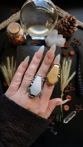 Jasper Coffin Rings