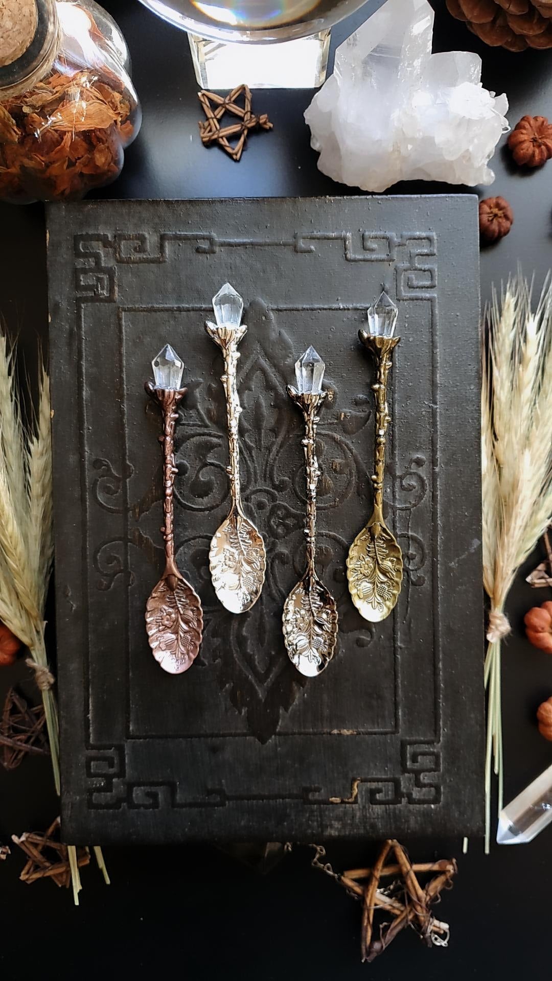 Floral Crystal teaspoon