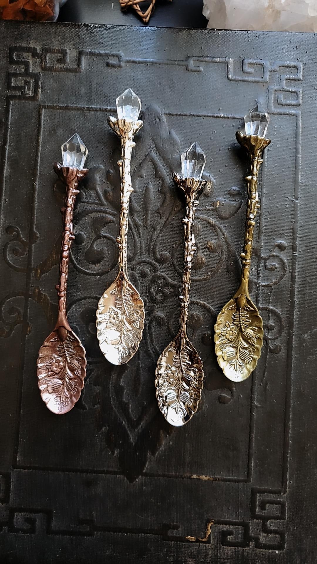 Floral Crystal teaspoon