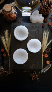 Small Selenite bowls