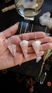 Rose Quart Pendulum